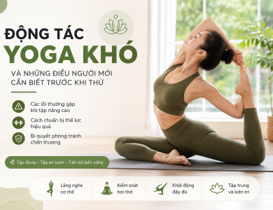 Động Tác Yoga Khó Và Những Điều Người Mới Cần Biết
