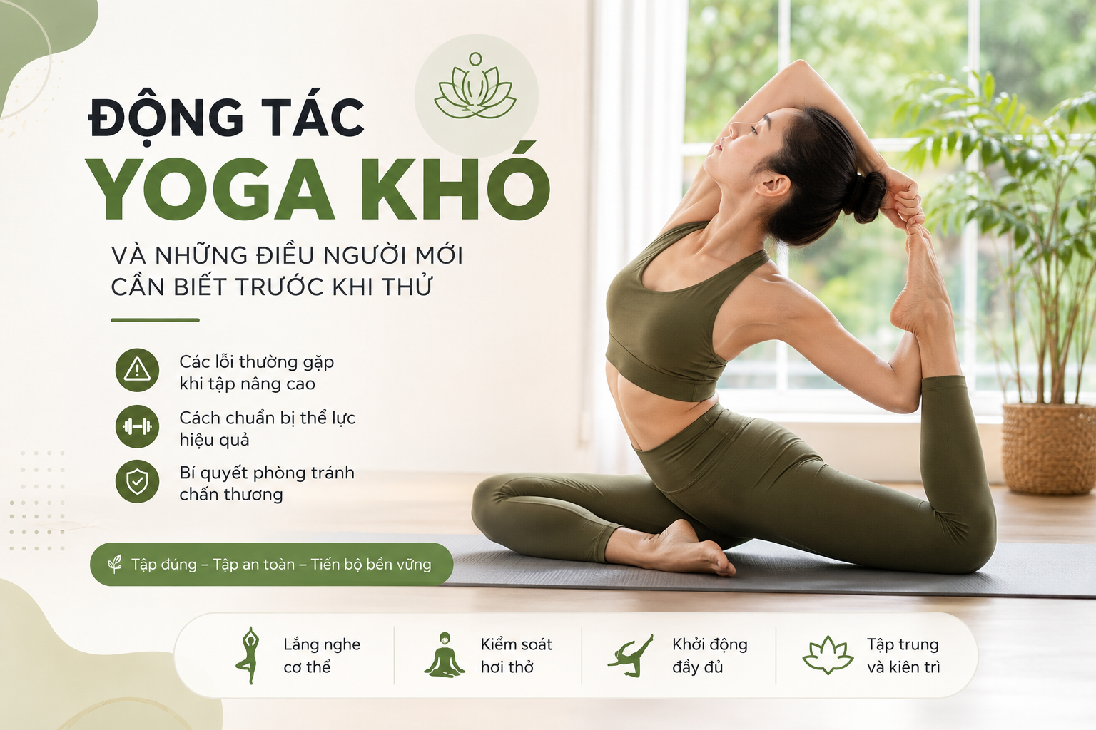 Động Tác Yoga Khó Đã Có Lotus lo
