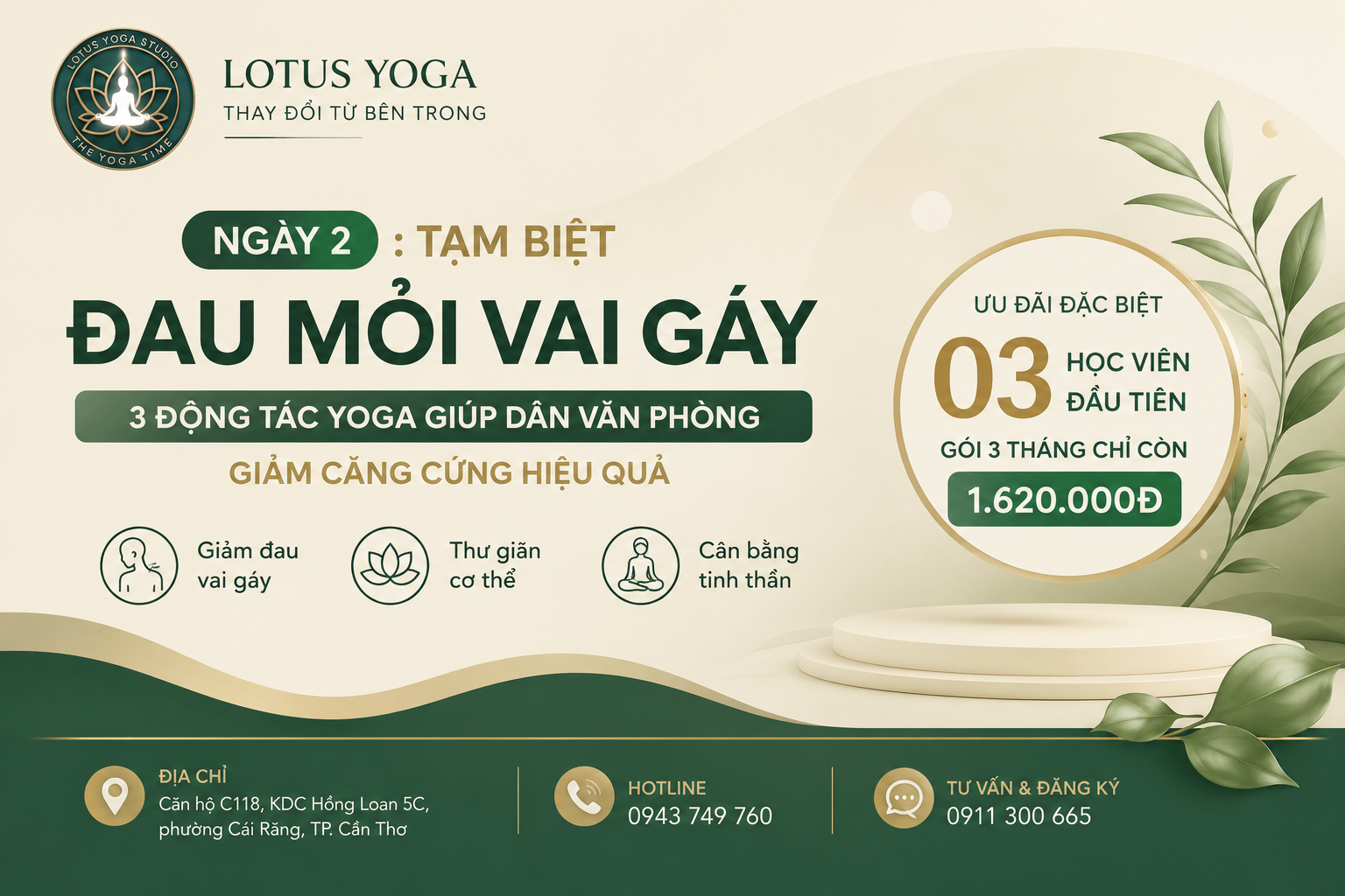 Các động tác yoga cho dân văn phòng